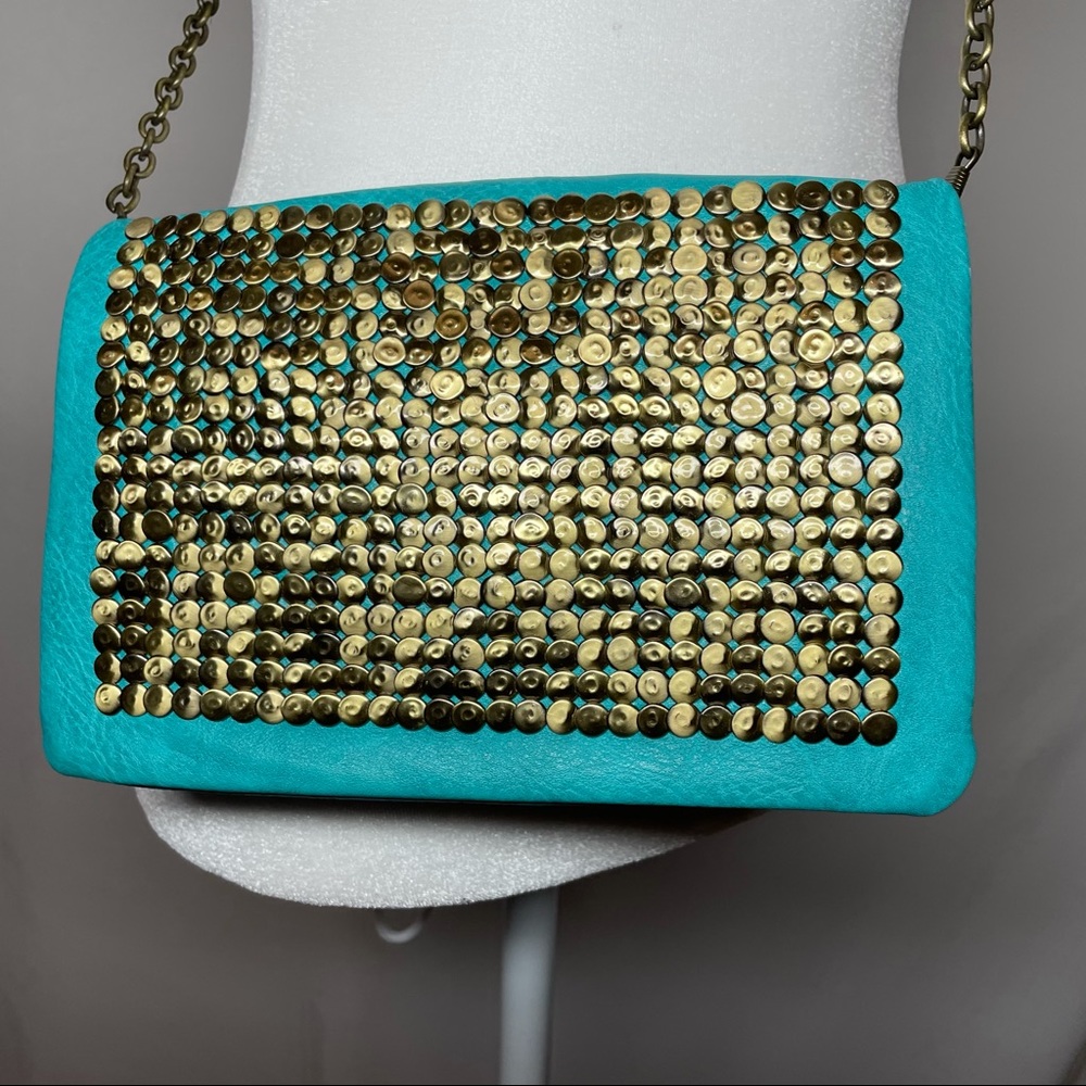 Deena & Ozzy Teal Purse/clutch